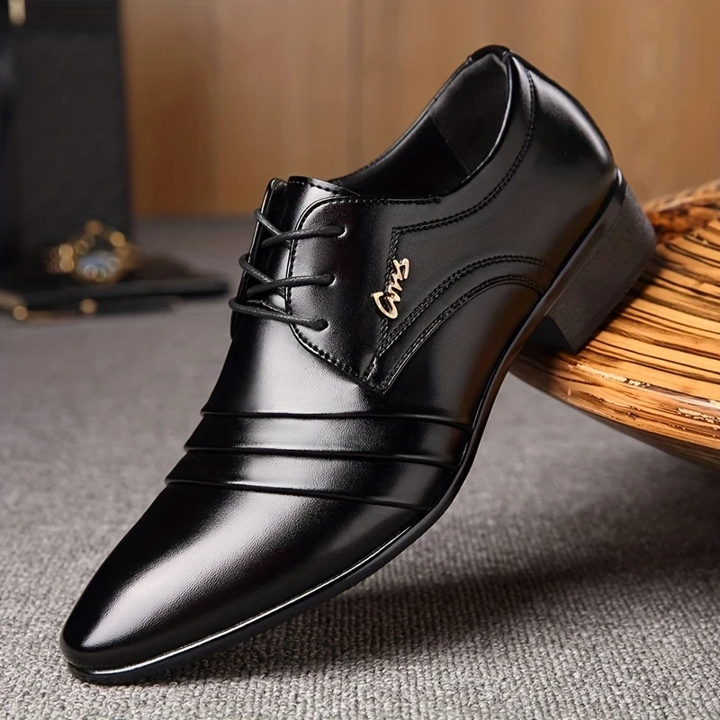 Zapatos Clásicos Vintage Para Hombres De Talla Grande